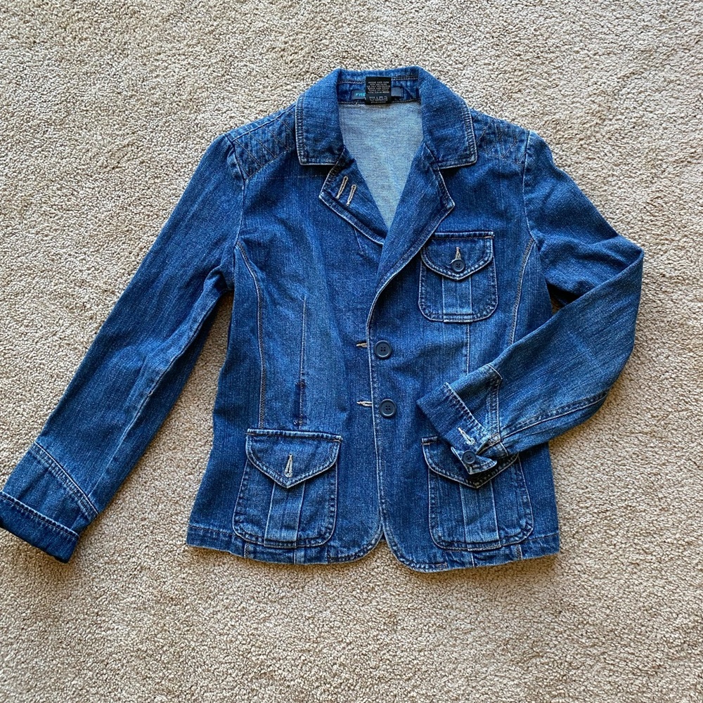 Tailored denim jacket